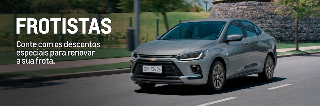 Comprar carros para frota com descontos na Chevrolet