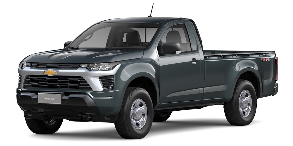 Chevrolet S10 Versão Cabine Simples cor Cinza Moss